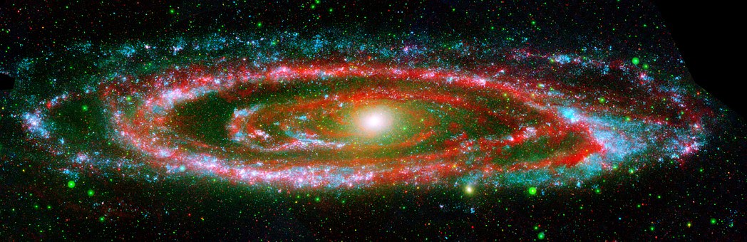 Galaxie Andromeda - ilustrační obrázek