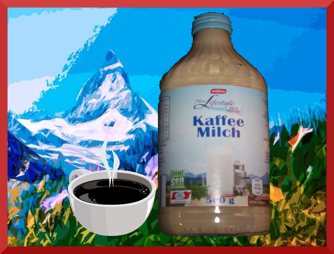 Mléko do kávy z prostedí istých Alp. ásten odtunné a kondenzované - neslazené mléko, sterilované.