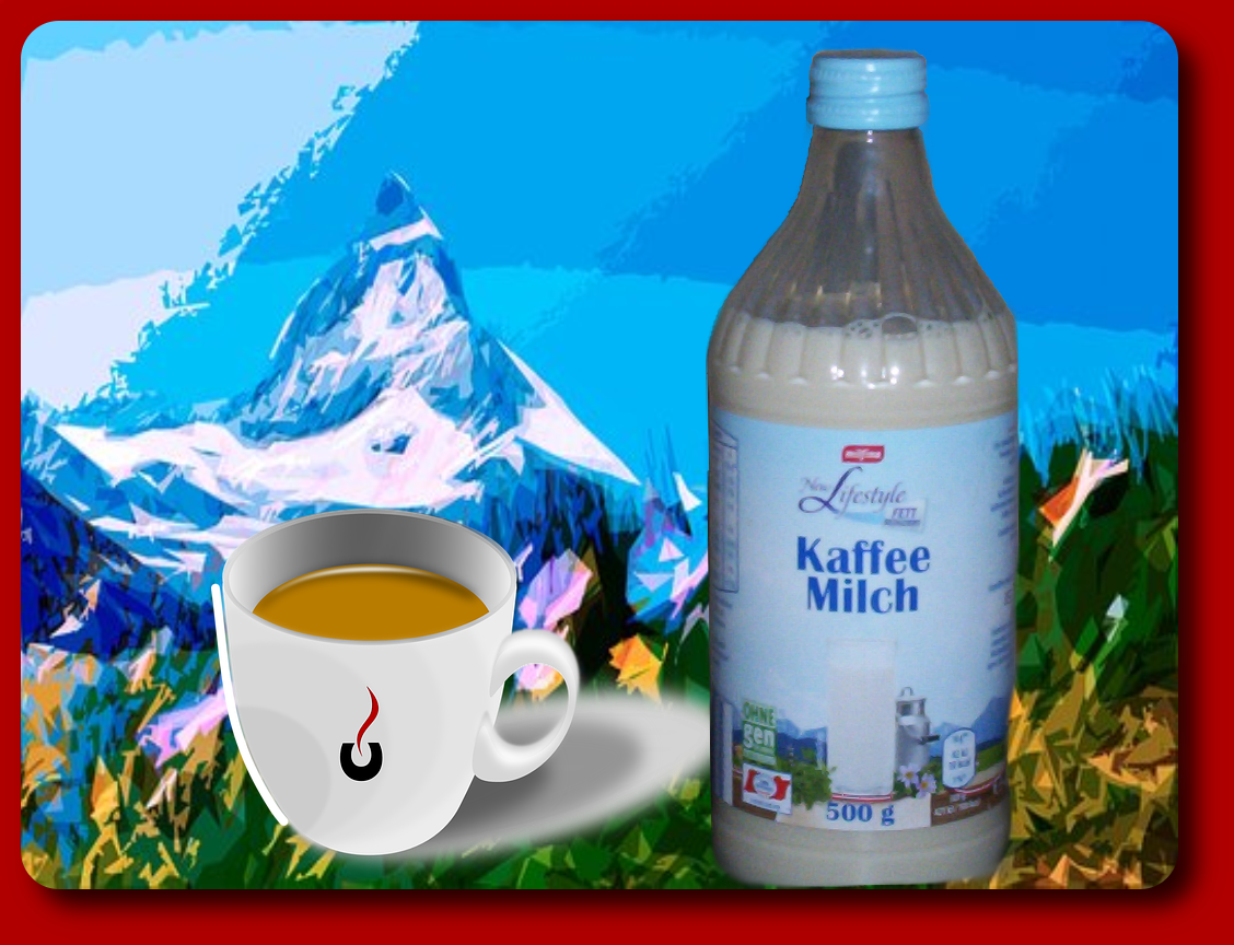 MILFINA - Mléko do kávy z prostedí istých Alp. ásten odtunné a kondenzované - neslazené mléko, sterilované.