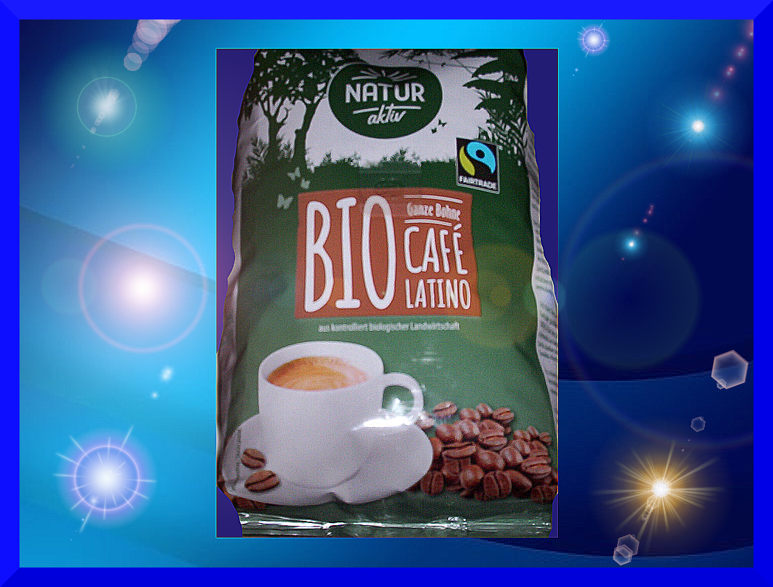 Bio zrnková káva z kontrolovaného biologického zemdlství. Vyrobeno v Itálii. Certifikováno ochrannou známkou FAIRTRADE (esky té spravedlivý obchod i férový obchod).