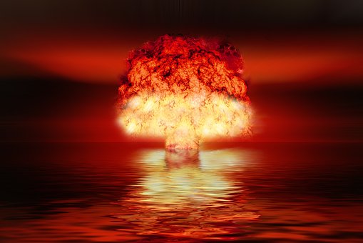 Jaderná exploze - ilustrační obrázek
