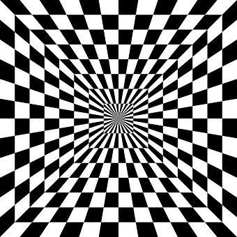 Optický klam - ilustrační obrázek