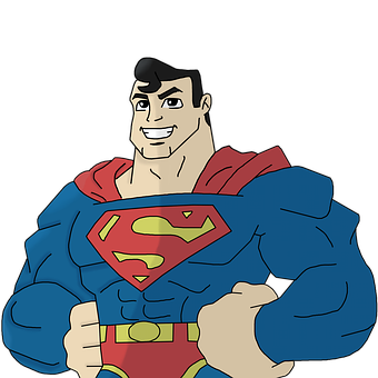 Superman - ilustrační obrázek